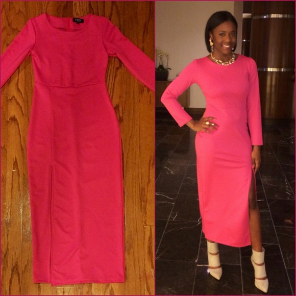 Fate London High Split Dress