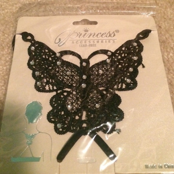 Bra strap butterfly