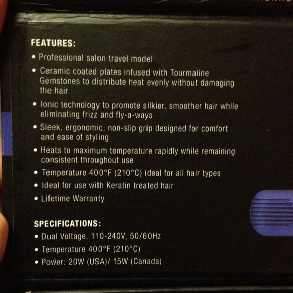 ABSOLUT HEAT mini flat Iron - Picture 4 of 4