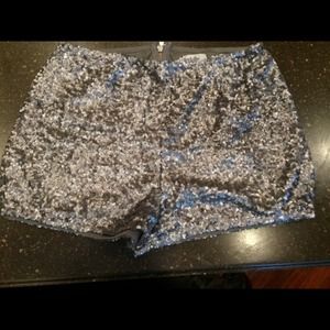 Charlotte Russe sequin high waisted shorts