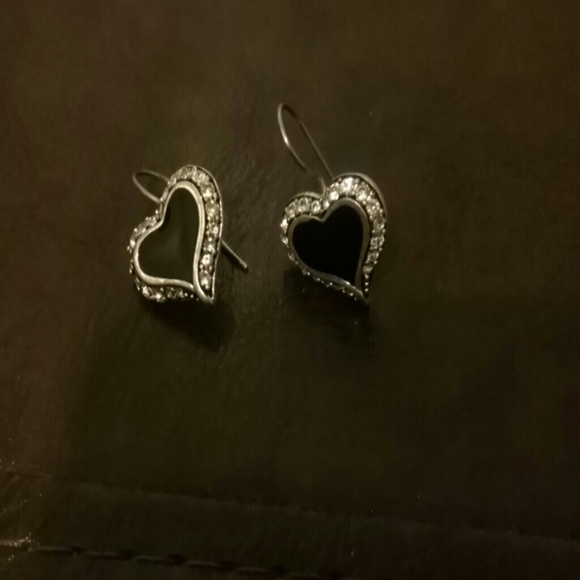 Dangle heart earrings