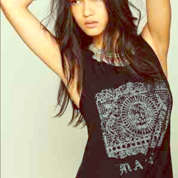 Free People We The Free Mystic Tank Tunic (black)