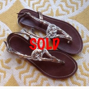 Dolce Vita Metallic Silver Sandals