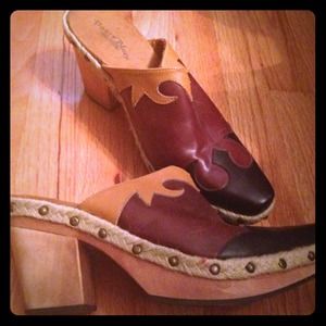 Cowboy boot clogs
