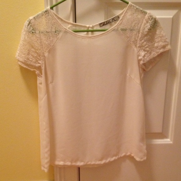 cute cream shirt