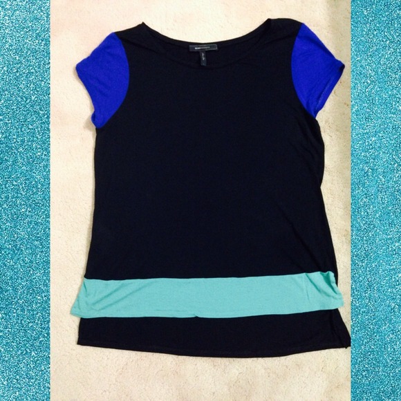 BCBGMAXAZRIA Color blocking Shirt