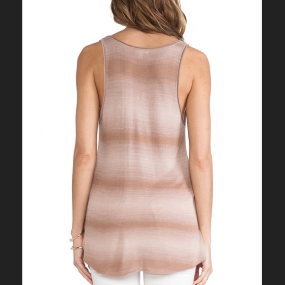 Joie soft heart B tank ombré striped natural RARE - Picture 2 of 4