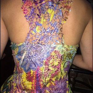 Gorgeous one of a kind multicolor dress