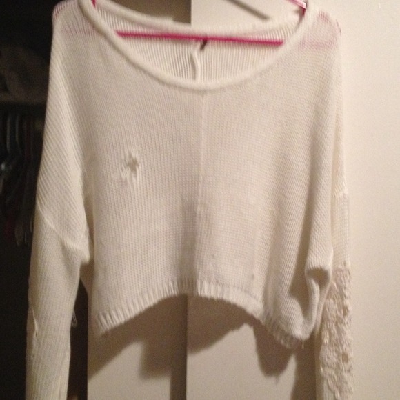 White LF Sweater - Picture 4 of 4
