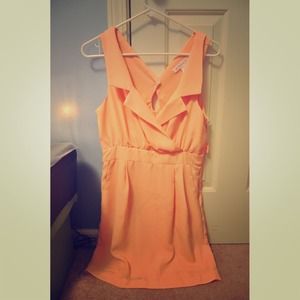 Peach BCBGeneration dress. BCBG