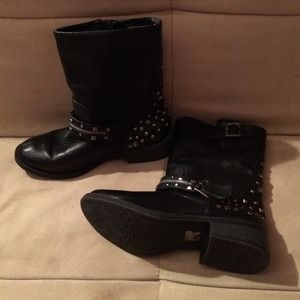 Wet Seal Combat Studded Boots