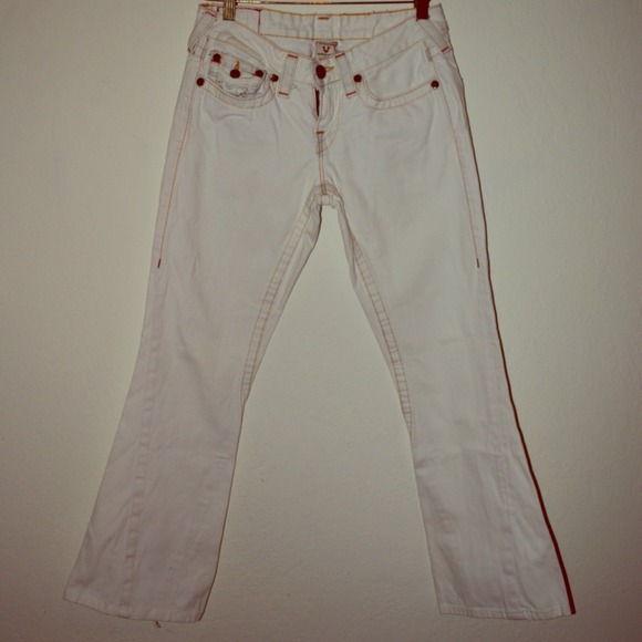 White true religion jeans