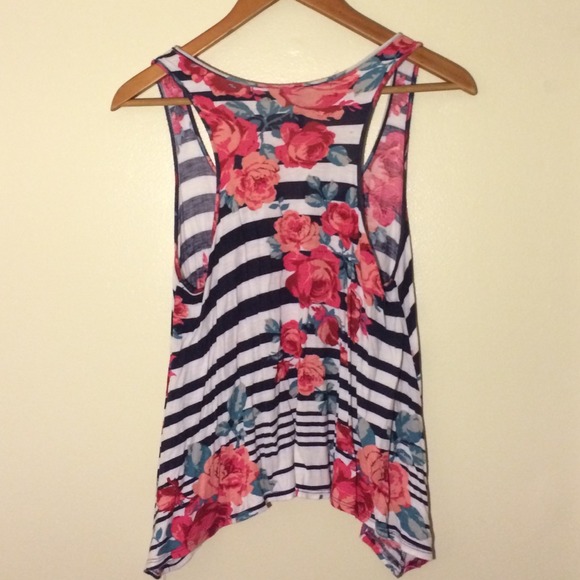 Graphic Racer Back Tank - Picture 2 of 3