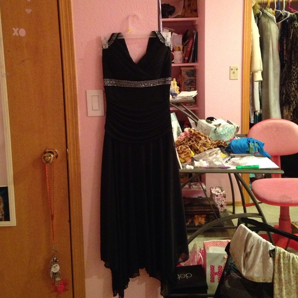 Black dress.