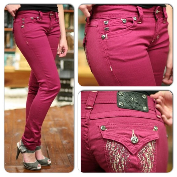 Miss Me Denim - 🎊Host Pick🎊NWT Miss Me Raspberry Skinny Jeans