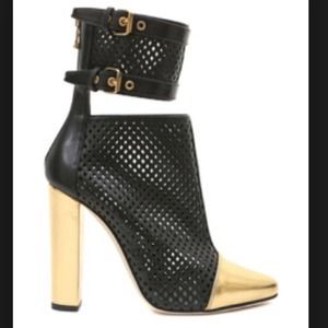 Balmain Black with Gold Boots