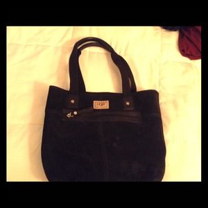 ❌SOLD OUT❌ Ugg Boot black purse wshearling inside!