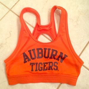 Victoria's Secret pink auburn tigers sports bra