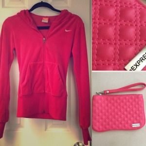 Nike Hoodie & Express Clutch Together