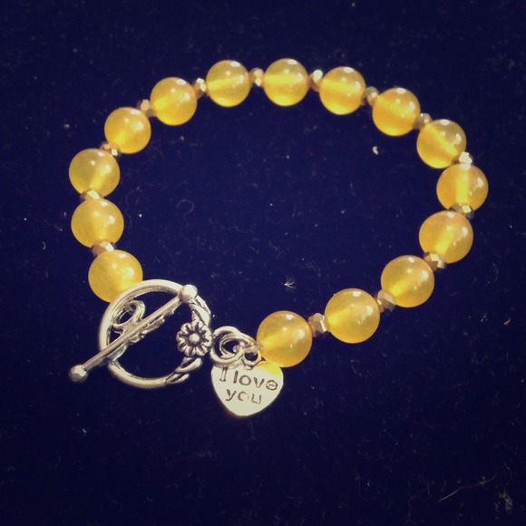 I love you gemstone bracelet. NWT - Picture 1 of 1