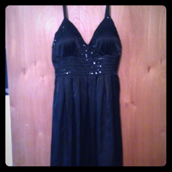 Black cocktail dress