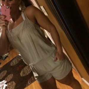 Creeme Romper and stripe dress