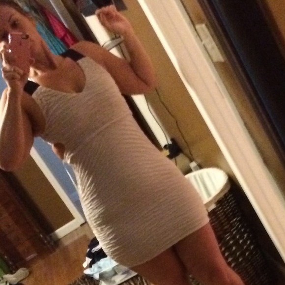 🚫🚫🚫SOLD🚫🚫🚫Beige Open back dress