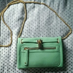 Mint Soho Lock Crossbody from Francesca's