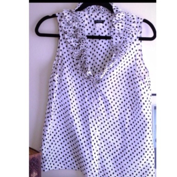 J Crew Polka Dot blouse