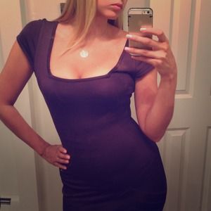 Bebe purple cocktail dress