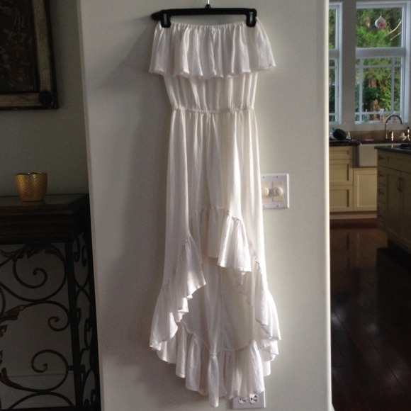 Jens pirate booty white dress sz S boho beach