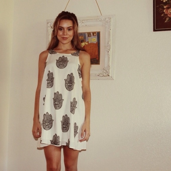 REVERSE Hamsa Hand Dress