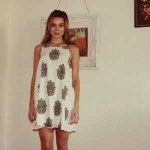 REVERSE Hamsa Hand Dress