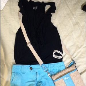 Black tank top