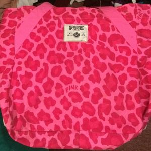 Pink cheetah tote