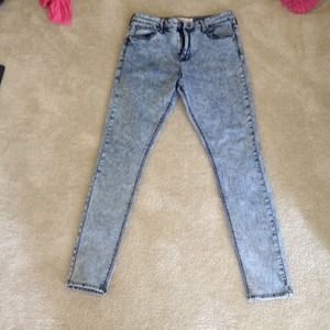 high waisted jeggings