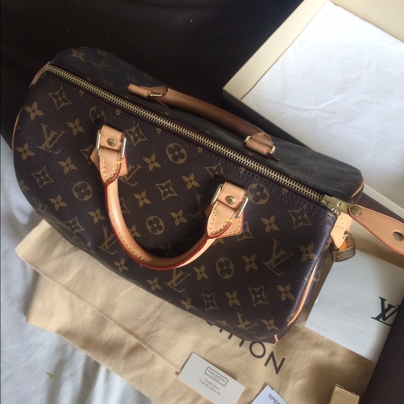Authentic Louis Vuitton speedy 30 Mono like new - Picture 3 of 4
