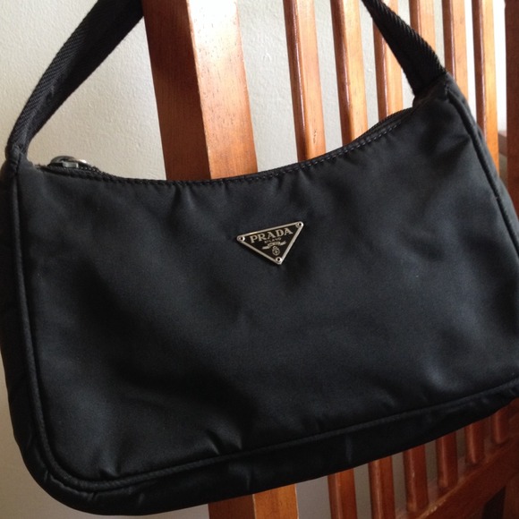 *PRADA* Vela Nylon Evening Pochette
