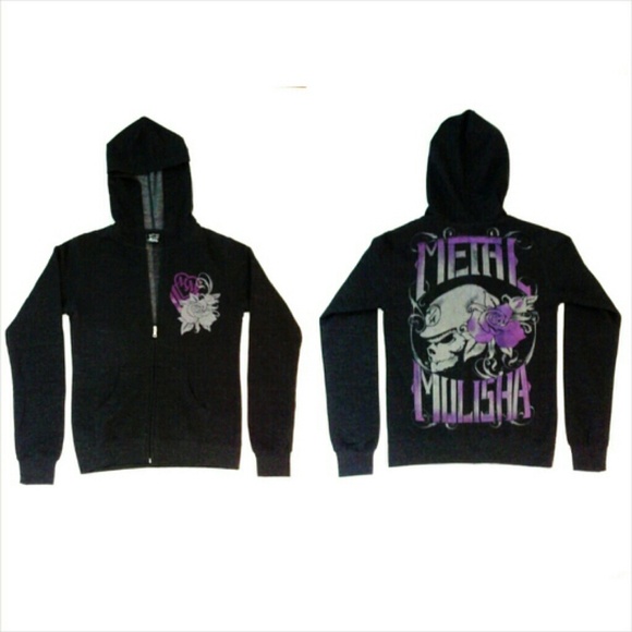 Dark Gray/ Purple Hoodie