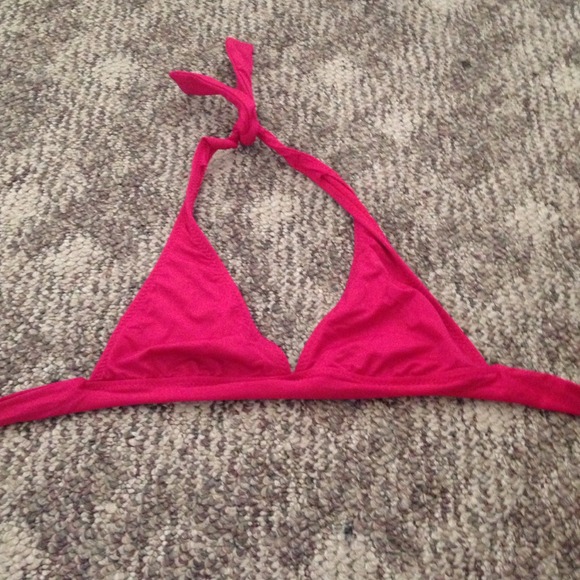 Red swim top
