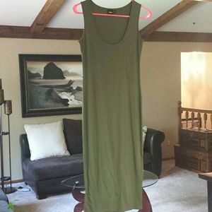 Olive Green Long Dress