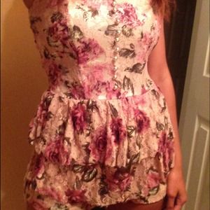 Floral Romper!