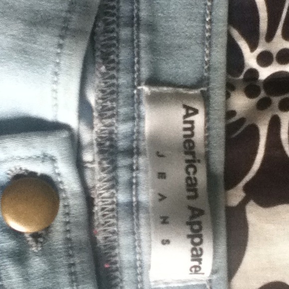 American Apparel Light Blue Easy Jeans! - Picture 3 of 3
