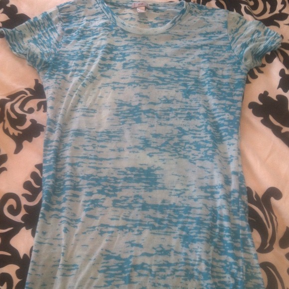 Diva blue see through tee