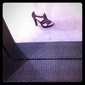 Brown Crocodile skin Jessica Simpson shoes