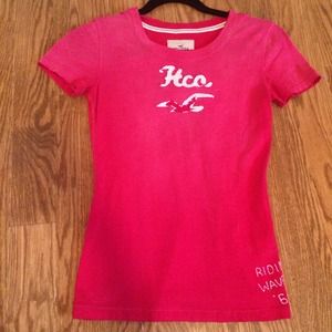 Short-sleeved Hollister women's T-shirt
