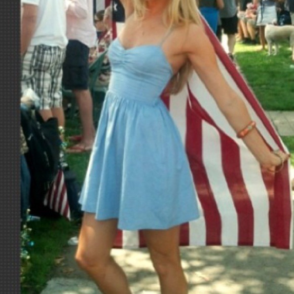 American Apparel sundress w cute lace up back