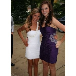 Terani Purple Homecoming Dress