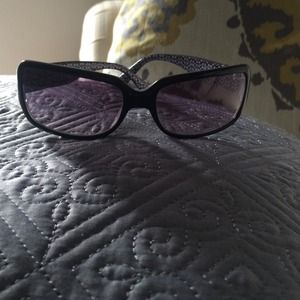 Coach Delphine Black sunglasses