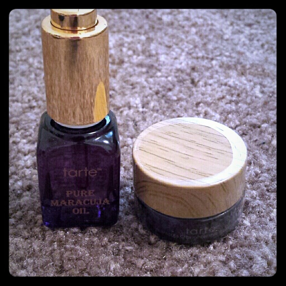 Taste pure maracuja oil and Tarte c-brighter eye